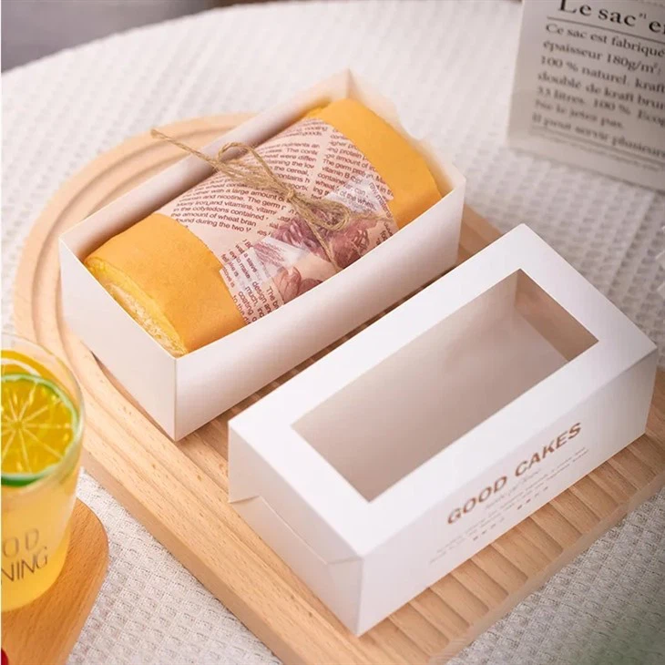 Cardboard Crepe Cake Packaging Drawer Boxes